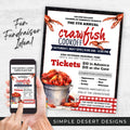 crawfish boil fundraiser flyers for seafood cookoff competition